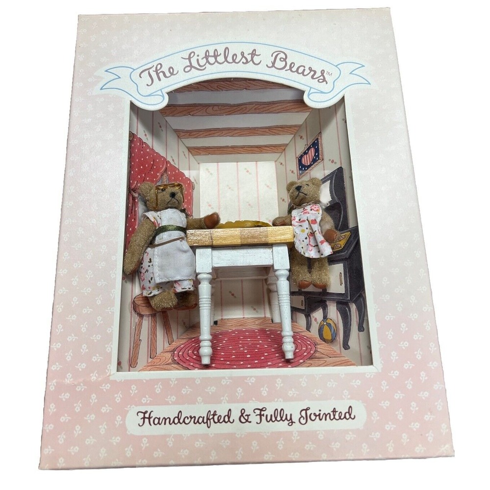 Gund The Littlest Bears 7021 Grandmother & Grandaughter NIB 1994